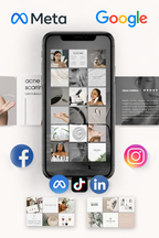 Meta, Google Paid & Organic Social Content Creation Packages